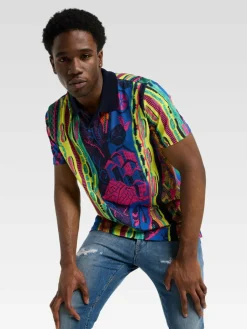 Herren Carlo Colucci Poloshirts>Herren Poloshirt - Eisath