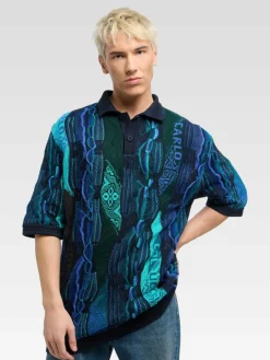 Herren Carlo Colucci Pullover & Strickjacken|Poloshirts>Herren Poloshirt - Erhard