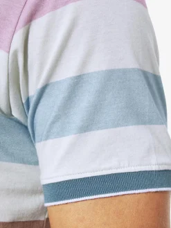 BABISTA Poloshirts<Herren Poloshirt - ALRIN weiß gestreift