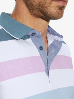 BABISTA Poloshirts<Herren Poloshirt - ALRIN weiß gestreift