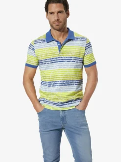 BABISTA Poloshirts<Herren Poloshirt - ARANOR gelb gestreift