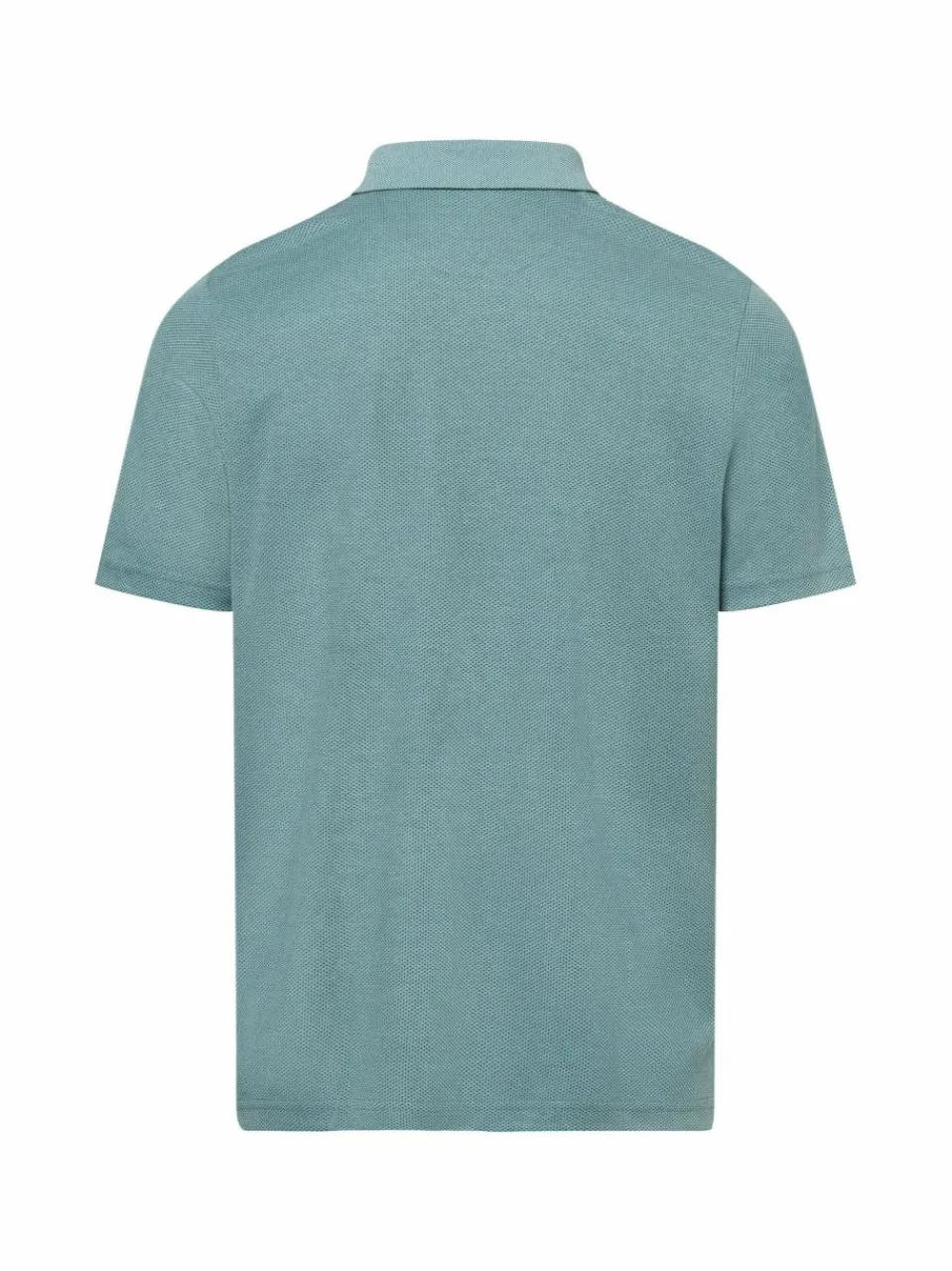 Ragman Poloshirts<Herren Poloshirt - Bügelleicht smaragd tanne gemustert