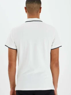 BLEND Poloshirts<Herren Poloshirt - BHAlsek weiß uni