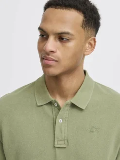 BLEND Poloshirts<Herren Poloshirt - BHEFRAN grün uni