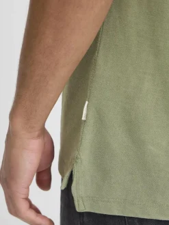 BLEND Poloshirts<Herren Poloshirt - BHEFRAN grün uni