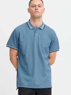BLEND Poloshirts<Herren Poloshirt - BHELMO blau gestreift
