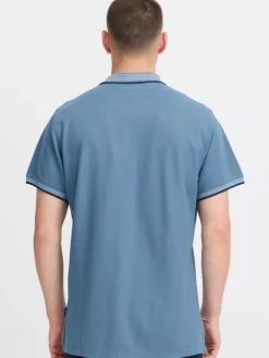 BLEND Poloshirts<Herren Poloshirt - BHELMO blau gestreift