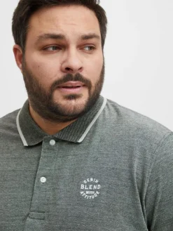 BLEND Poloshirts<Herren Poloshirt - BHNATE BT schwarz uni