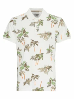 BLEND Poloshirts<Herren Poloshirt - BHPolo weiß gemustert