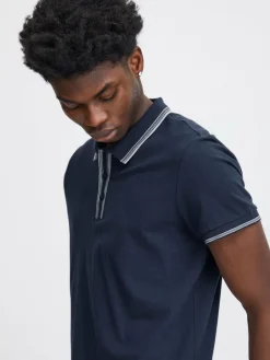 BLEND Poloshirts<Herren Poloshirt - BHPolo blau uni