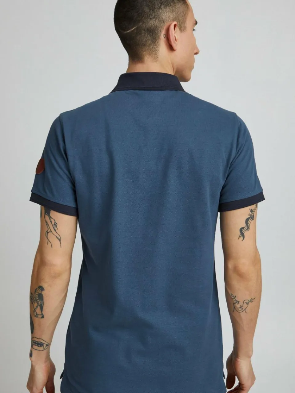 BLEND Poloshirts<Herren Poloshirt - BHRalf blau uni