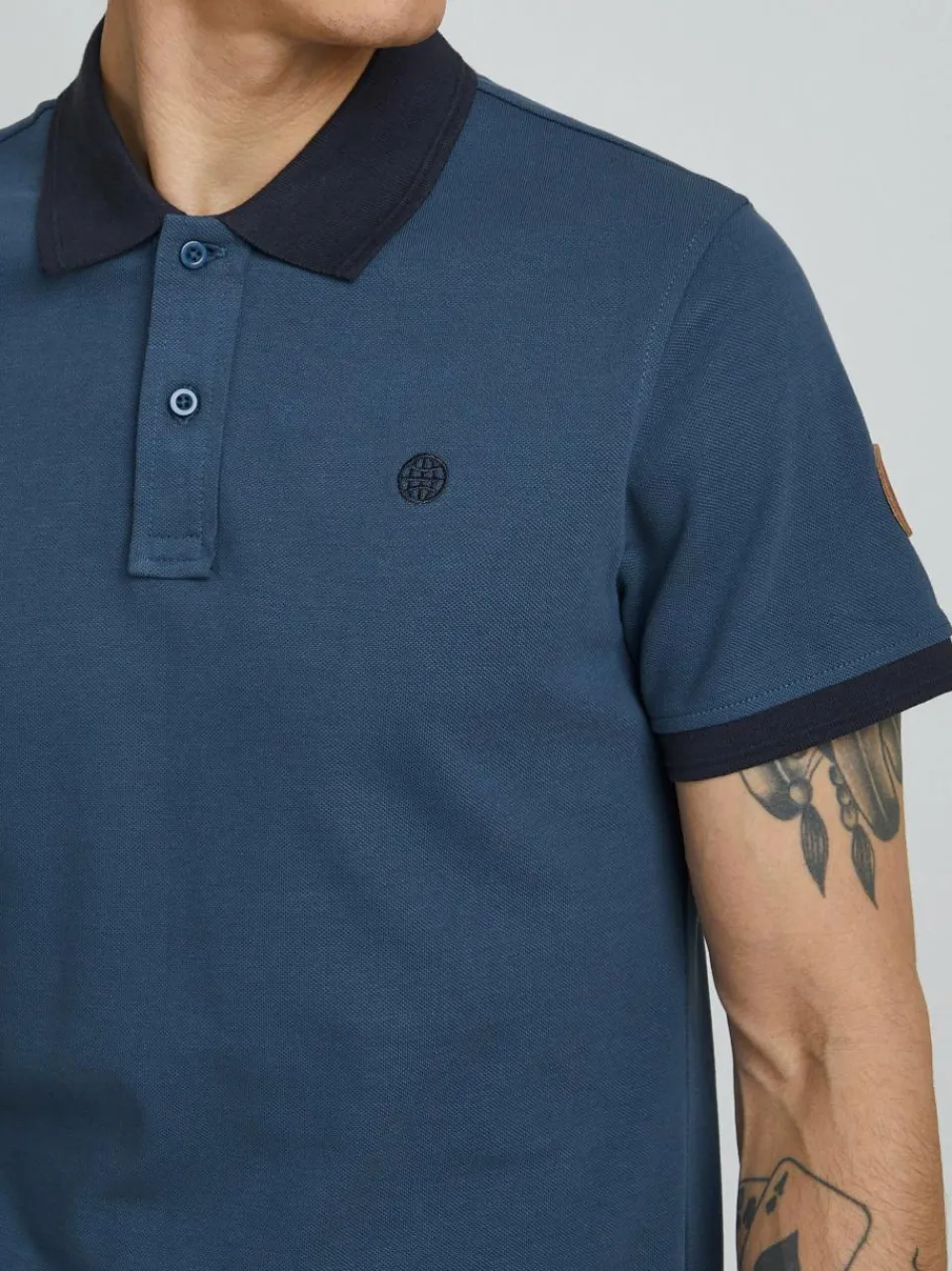 BLEND Poloshirts<Herren Poloshirt - BHRalf blau uni