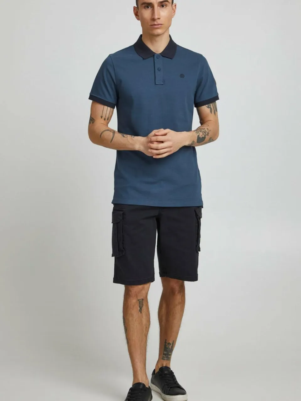BLEND Poloshirts<Herren Poloshirt - BHRalf blau uni