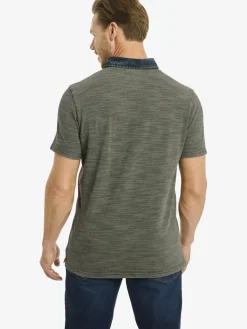 Jan Vanderstorm Poloshirts<Herren Poloshirt - CAMILLO oliv bedruckt