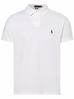 Polo Ralph Lauren Poloshirts<Herren Poloshirt - Custom Slim Fit weiß uni