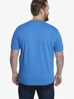 Charles Colby Poloshirts<Herren Poloshirt - EARL EMLYN blau uni