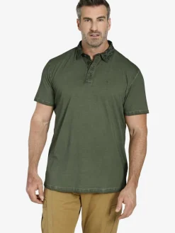 Charles Colby Poloshirts<Herren Poloshirt - EARL KINNET khaki uni