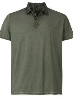 Charles Colby Poloshirts<Herren Poloshirt - EARL KINNET khaki uni