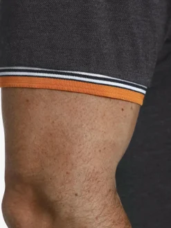 Charles Colby Poloshirts<Herren Poloshirt - EARL PAT grau uni