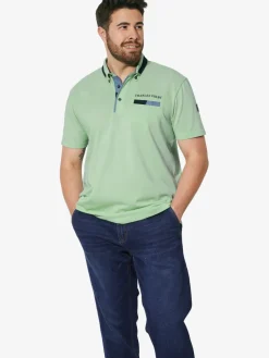 Charles Colby Poloshirts<Herren Poloshirt - EARL PENDLEVINE lind uni