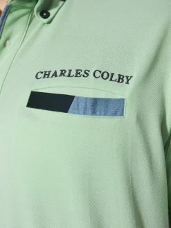 Charles Colby Poloshirts<Herren Poloshirt - EARL PENDLEVINE lind uni