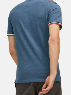 Jack & Jones Poloshirts<Herren Poloshirt - 3er Pack Paulos - Slim Fit blau uni