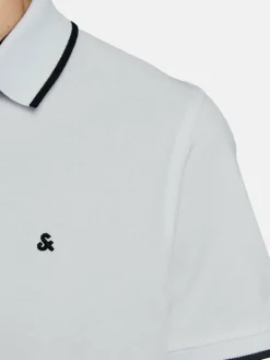 Jack & Jones Poloshirts<Herren Poloshirt - 3er Pack Paulos - Slim Fit beige weiß uni