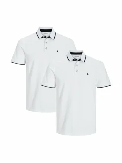Herren Jack & Jones Poloshirts>Herren Poloshirt - 2er Pack Paulos - Slim Fit