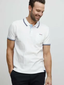 FQ1924 Poloshirts<Herren Poloshirt - FQElvar weiß uni