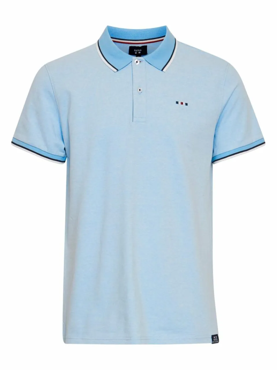 FQ1924 Poloshirts<Herren Poloshirt - FQEvander hellblau uni