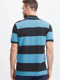 FQ1924 Poloshirts<Herren Poloshirt - FQPeter blau gestreift