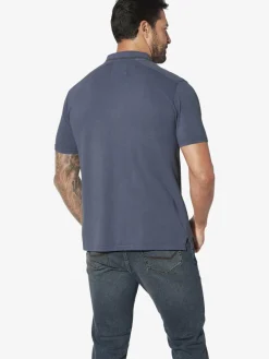 Jan Vanderstorm Poloshirts<Herren Poloshirt - GUNHELM blau uni