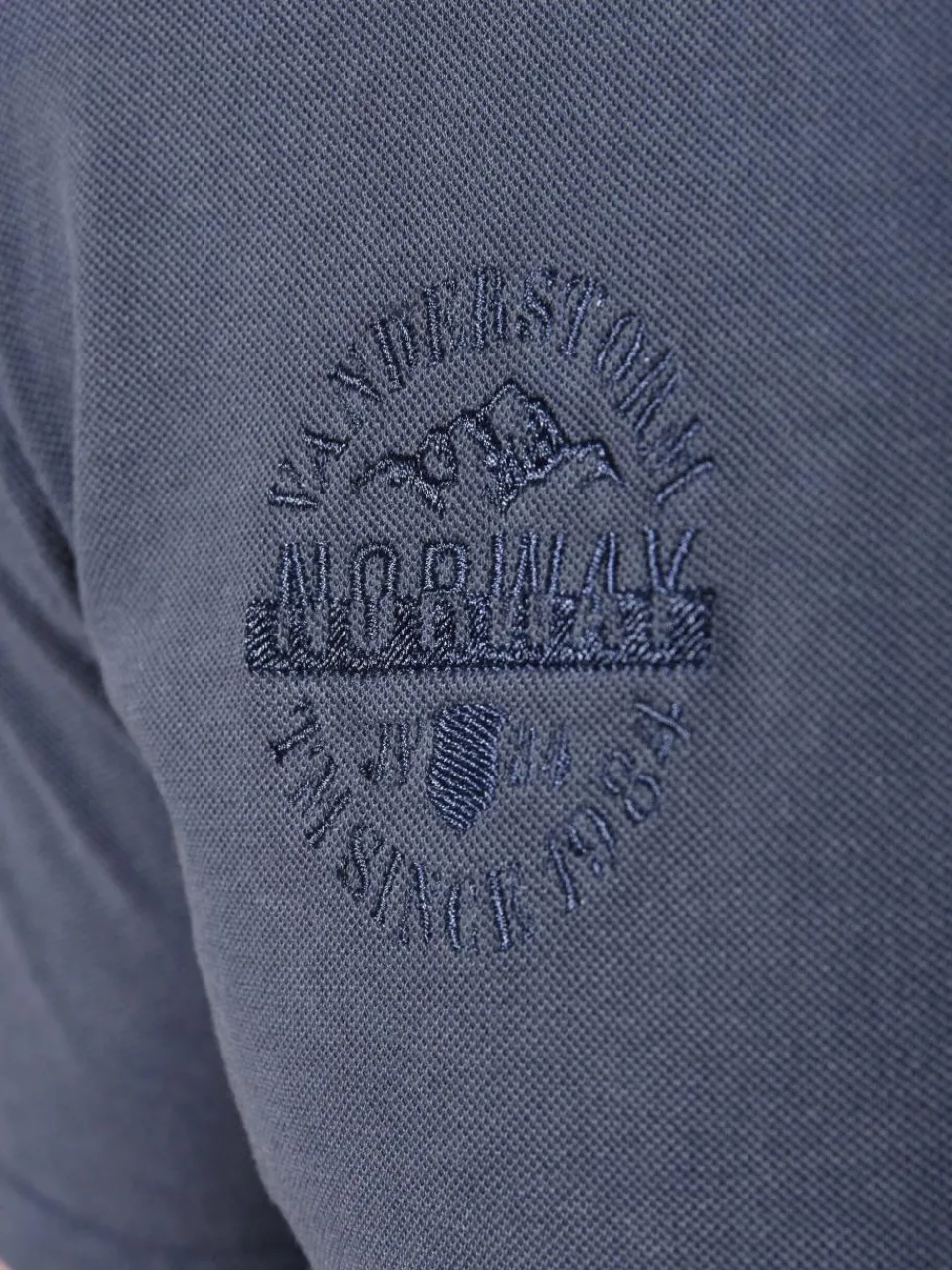 Jan Vanderstorm Poloshirts<Herren Poloshirt - GUNHELM blau uni