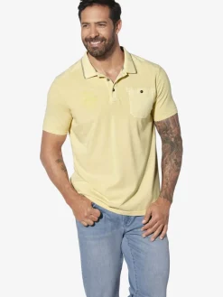 Jan Vanderstorm Poloshirts<Herren Poloshirt - GUNHELM gelb uni