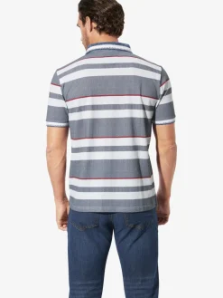 BABISTA Poloshirts<Herren Poloshirt - ILRON blau gestreift