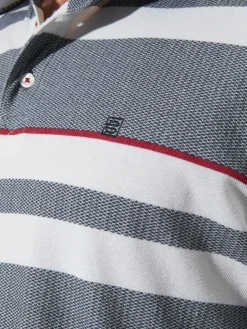 BABISTA Poloshirts<Herren Poloshirt - ILRON blau gestreift