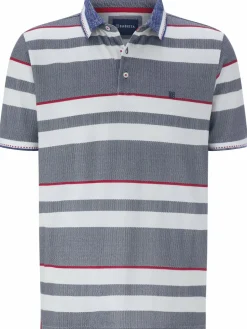 BABISTA Poloshirts<Herren Poloshirt - ILRON blau gestreift