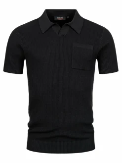 Indicode Poloshirts<Herren Poloshirt - INHarlo schwarz uni
