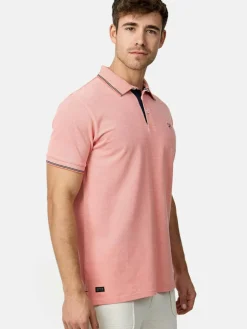 Indicode Poloshirts<Herren Poloshirt - INSan Jose aprikot orange uni