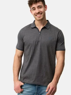 Indicode Poloshirts<Herren Poloshirt - INYonah schwarz uni