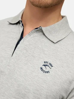 Indicode Poloshirts<Herren Poloshirt - INYonah hellgrau uni
