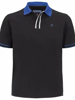 Jan Vanderstorm Poloshirts<Herren Poloshirt - ISFRIED schwarz uni