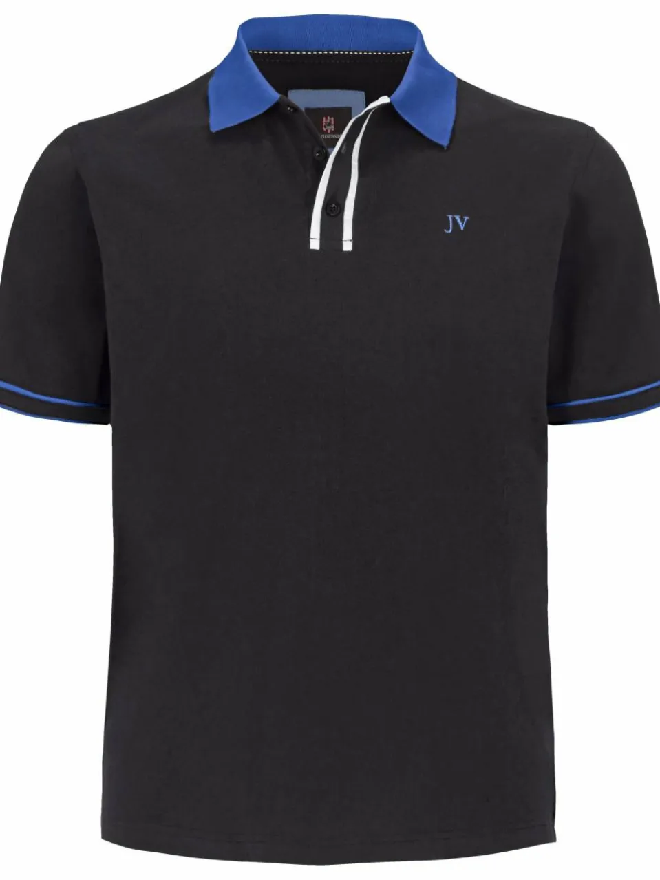 Jan Vanderstorm Poloshirts<Herren Poloshirt - ISFRIED schwarz uni