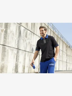 Jan Vanderstorm Poloshirts<Herren Poloshirt - ISFRIED schwarz uni