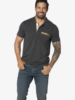 Jan Vanderstorm Poloshirts<Herren Poloshirt - JAKOV grau uni