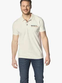 Jan Vanderstorm Poloshirts<Herren Poloshirt - JAKOV vanille uni