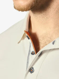 Jan Vanderstorm Poloshirts<Herren Poloshirt - JAKOV vanille uni