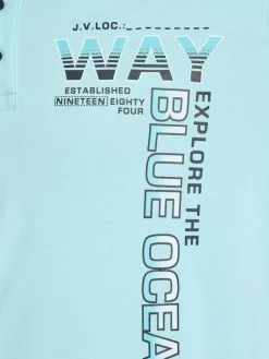 Jan Vanderstorm Poloshirts<Herren Poloshirt - JERKER türkis uni