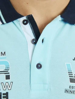 Jan Vanderstorm Poloshirts<Herren Poloshirt - JERKER türkis uni