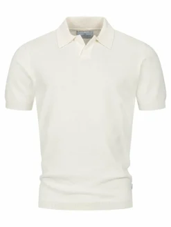 Kronstadt Poloshirts<Herren Poloshirt - KSBlake knit sand beige uni